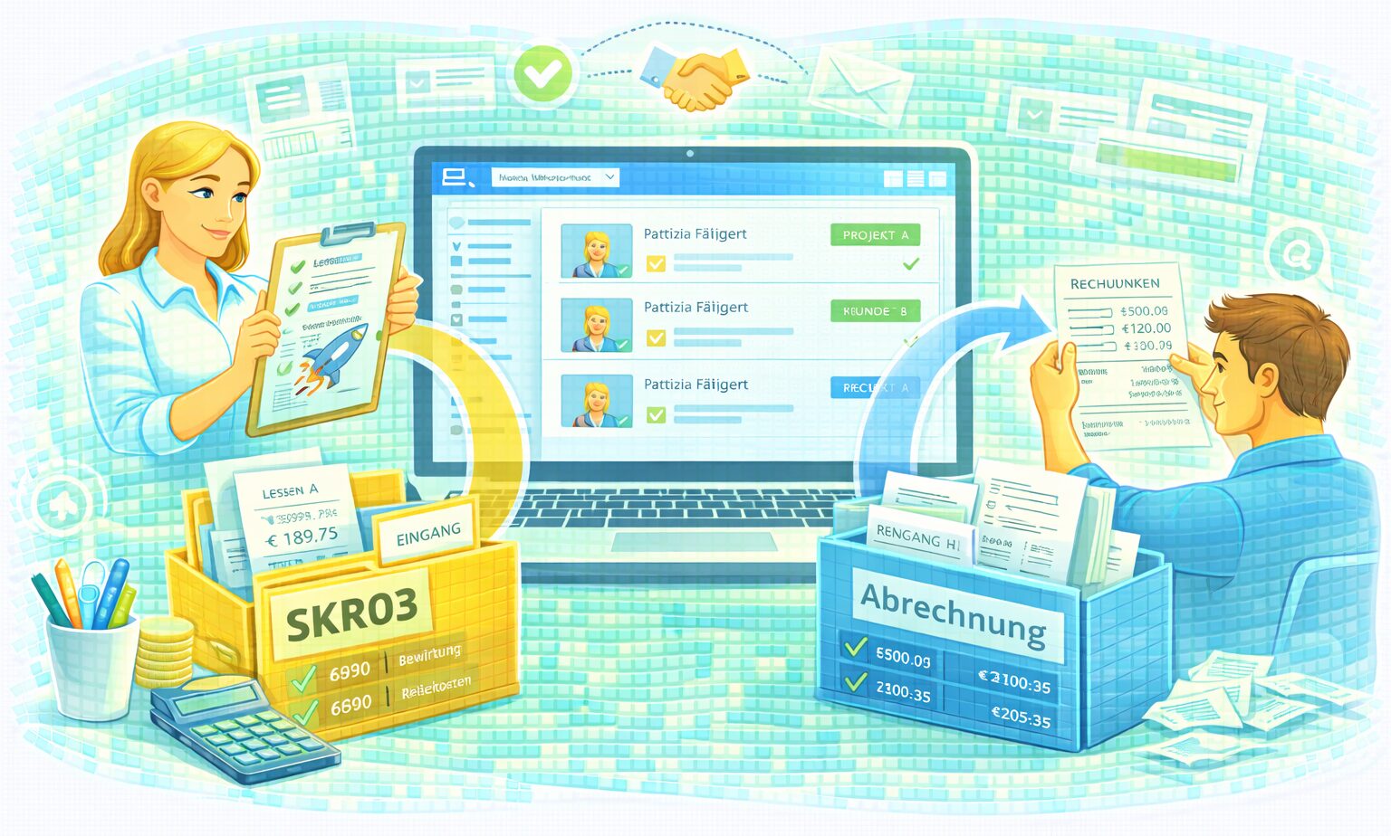 Digitale Projekt- und Rechnungsintegration