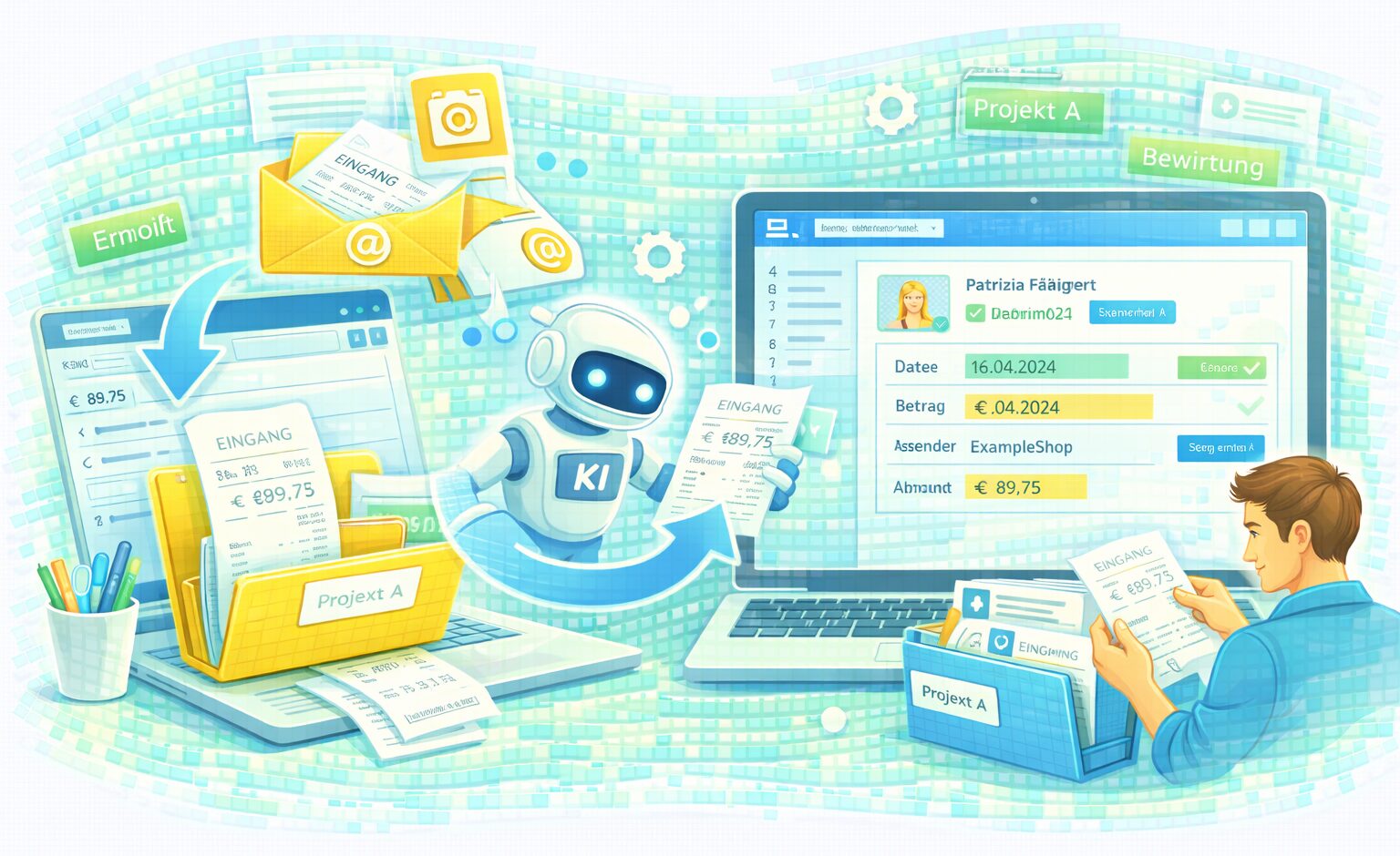 Intelligente Rechnungserfassung mit KI
