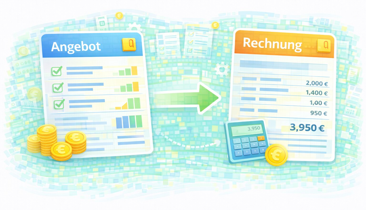 Nahtloser Übergang zur Rechnung